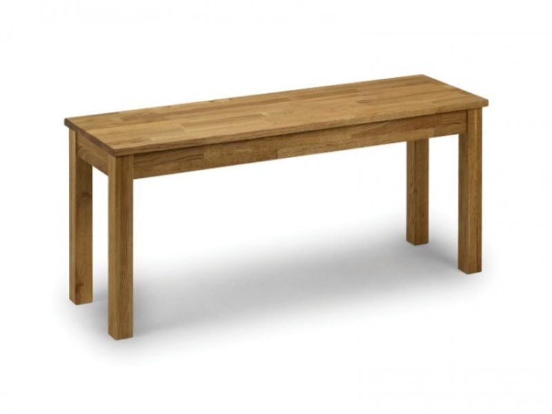 Julian Bowen Coxmoor Bench in American White Oak