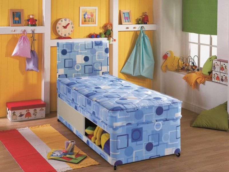 Airsprung Alpha 2ft6 Small Single Divan Bed