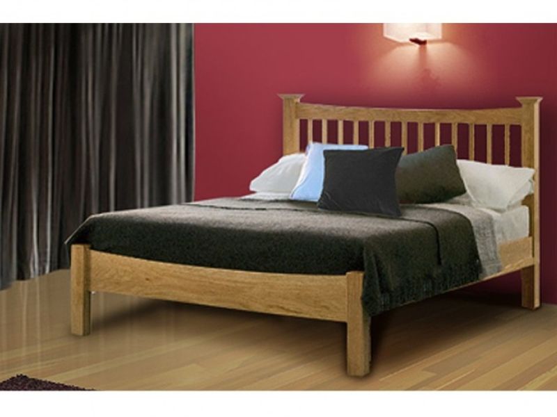 Flintshire Aston 6ft Super Kingsize Oak Bed