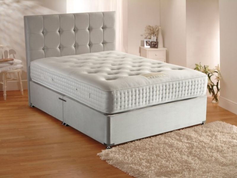 Dura Bed 2000 Grand Luxe 4ft Small Double 2000 Pocket Springs Divan Bed
