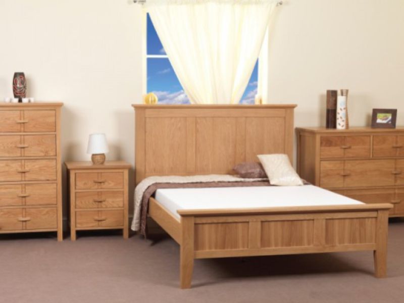 Sweet Dreams Robin 4ft 6 Double Bed Frame in Oak