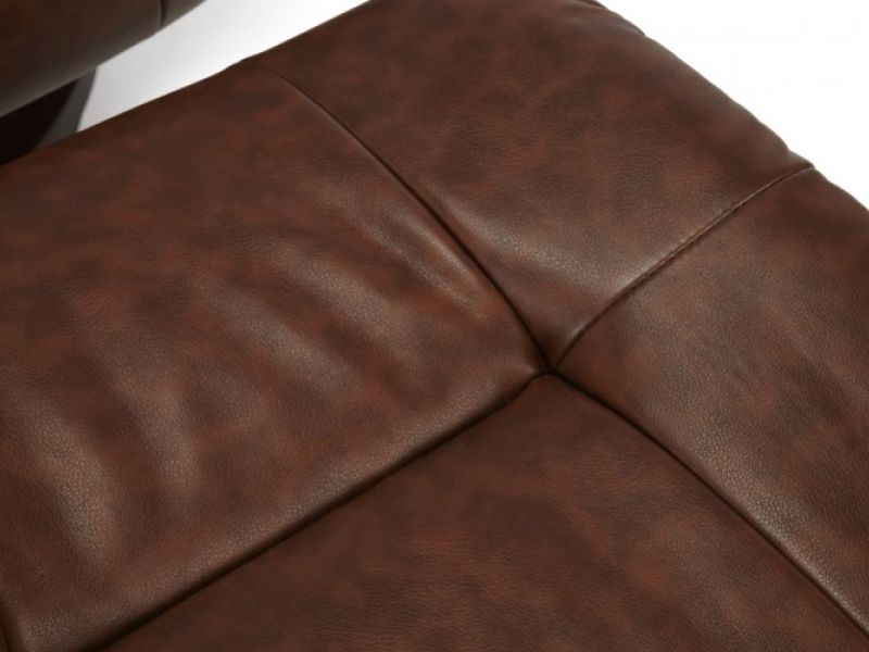 Serene Moss Chestnut Faux Leather Recliner Chair