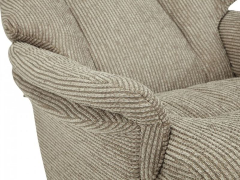 Serene Mysen Latte Fabric Recliner Chair