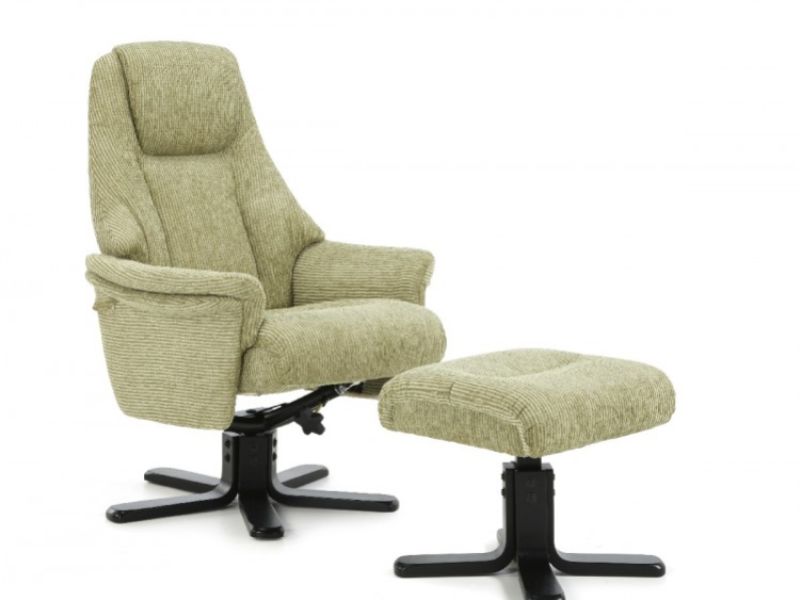 Serene Mysen Mint Fabric Recliner Chair