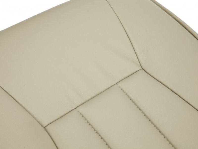 Serene Larvik Taupe Faux Leather Recliner Chair