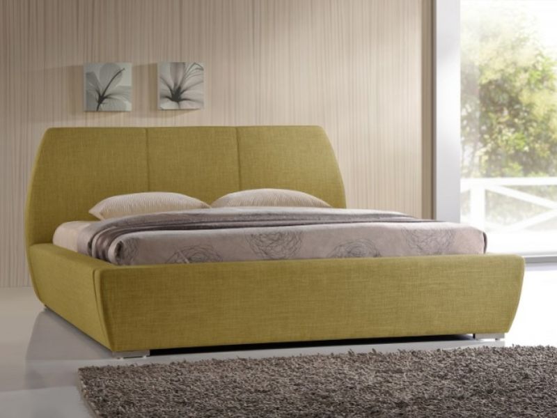 Time Living Naxos 4ft6 Double Green Fabric Bed Frame