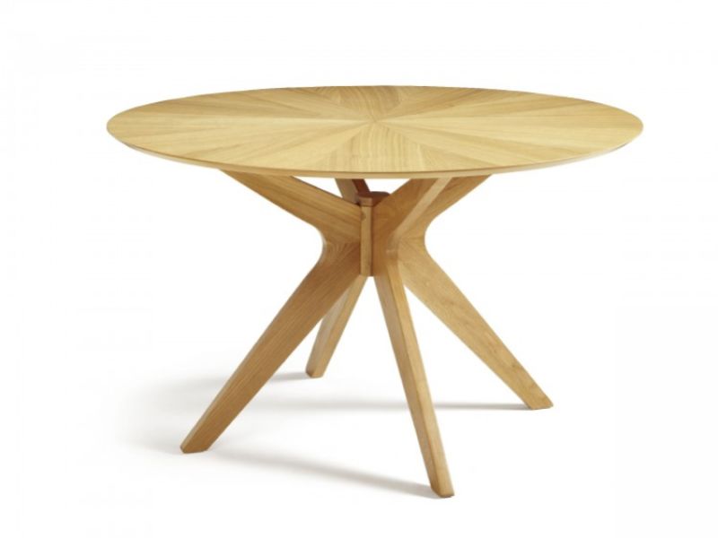 Serene Bexley Round Oak Dining Table
