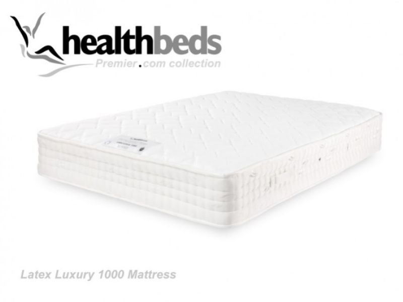 Healthbeds Latex Luxury 1000 2ft6 Small Single Bed