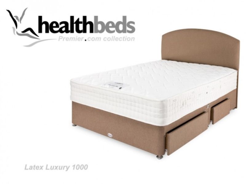 Healthbeds Latex Luxury 1000 2ft6 Small Single Bed