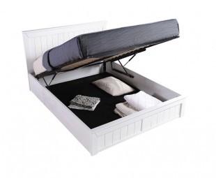 Small double hotsell oak ottoman bed
