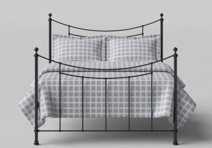Obc Winchester 5ft Kingsize Satin Black Metal Headboard By
