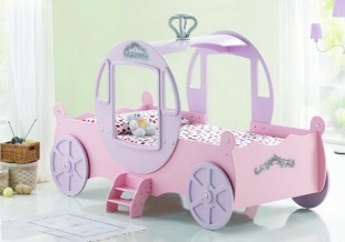 Princess carriage bed full size hot sale