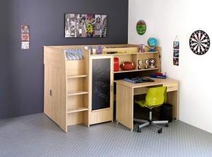 Parisot Thuka Beds Jack 1 Childrens Mid Sleeper Bed By Parisot