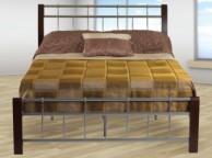 Sweet Dreams Sandpiper 3ft Single Dark Legs Silver Metal Bed Frame Thumbnail