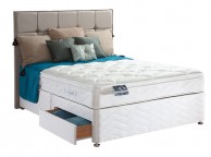 Sealy Pearl Geltex 3ft6 Large Single Divan Bed Thumbnail