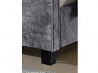 Flair Furnishings Lola 6ft Super Kingsize Silver Fabric Bed Frame Thumbnail