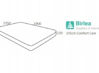 Birlea Comfort Care 4ft6 Double Foam Mattress Thumbnail