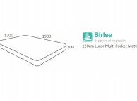 Birlea Luxor Multi Pocket 3ft Single Pocket Spring Mattress BUNDLE DEAL Thumbnail
