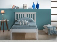 Birlea Salvador 3ft Single White Wash Wooden Bed Frame Thumbnail