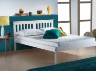 Birlea Salvador 4ft Small Double White Wash Wooden Bed Frame Thumbnail