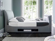 Kaydian Maximus 5ft Kingsize Smoke Fabric TV Bed Thumbnail