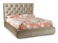 Serene Alexandra 6ft Super Kingsize Gold Fabric Bed Frame Thumbnail