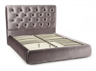 Serene Alexandra 6ft Super Kingsize Lilac Fabric Bed Frame Thumbnail