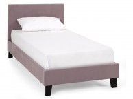Serene Evelyn 3ft Single Lavender Fabric Bed Frame Thumbnail