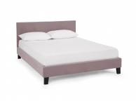 Serene Evelyn 4ft Small Double Lavender Fabric Bed Frame Thumbnail
