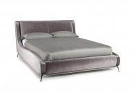 Serene Faye 4ft6 Double Lilac Fabric Bed Frame Thumbnail