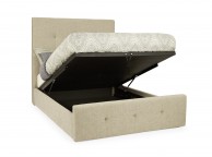 Serene Katherine 6ft Super Kingsize Linen Fabric Ottoman Bed Frame Thumbnail
