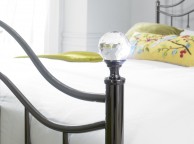 Limelight Cygnus 5ft Kingsize Black Chrome Metal Bed Frame with Crystals Thumbnail