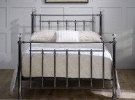 Limelight Libra 5ft Kingsize Black Chrome Metal Bed Frame With Crystals Thumbnail