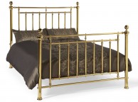 Serene Solomon 5ft King Size Brass Metal Bed Frame Thumbnail