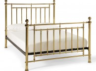 Serene Solomon 5ft King Size Brass Metal Bed Frame Thumbnail