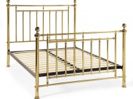 Serene Solomon 5ft King Size Brass Metal Bed Frame Thumbnail