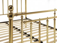 Serene Solomon 5ft King Size Brass Metal Bed Frame Thumbnail