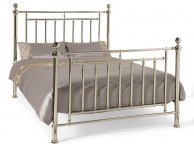 Serene Solomon 5ft King Size Nickel Metal Bed Frame Thumbnail