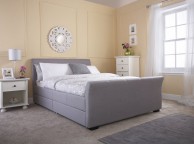 GFW Hannover 5ft Kingsize Grey Fabric Storage Bed Thumbnail