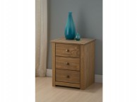 Birlea Santiago 3 Drawer Bedside Cabinet Thumbnail