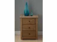 Birlea Santiago 3 Drawer Bedside Cabinet Thumbnail