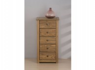 Birlea Santiago 5 Drawer Chest of Drawers Thumbnail