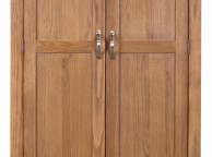GFW Bowthorpe Oak 2 Door 1 Drawer Wardrobe Thumbnail