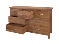 GFW Bowthorpe Oak 4 Plus 3 Drawer Chest Thumbnail