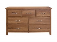 GFW Bowthorpe Oak 4 Plus 3 Drawer Chest Thumbnail