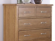 GFW Bowthorpe Oak 3 Plus 2 Drawer Chest Thumbnail
