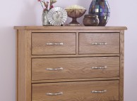 GFW Bowthorpe Oak 3 Plus 2 Drawer Chest Thumbnail
