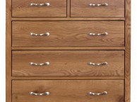 GFW Bowthorpe Oak 3 Plus 2 Drawer Chest Thumbnail