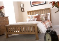GFW Bowthorpe 4ft6 Double Oak Bed Frame Thumbnail