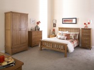 GFW Bowthorpe 4ft6 Double Oak Bed Frame Thumbnail